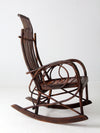 vintage Amish bentwood rocking chair