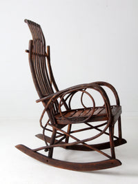 vintage Amish bentwood rocking chair