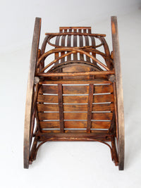 vintage Amish bentwood rocking chair