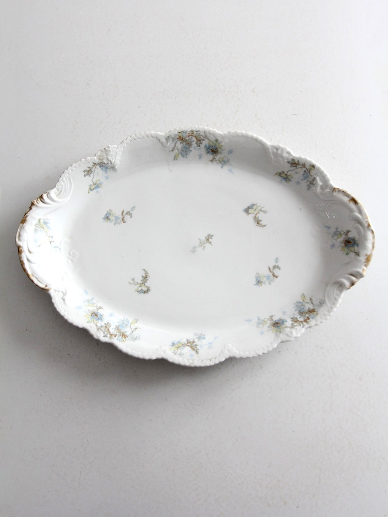 antique Haviland Limoges floral platter – 86 Vintage