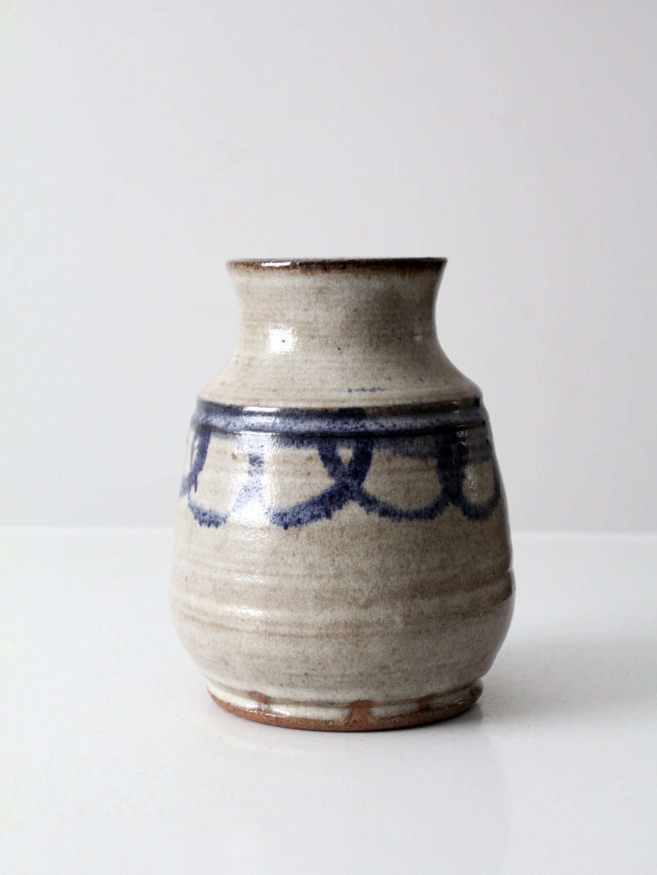 vintage handmade studio pottery vase