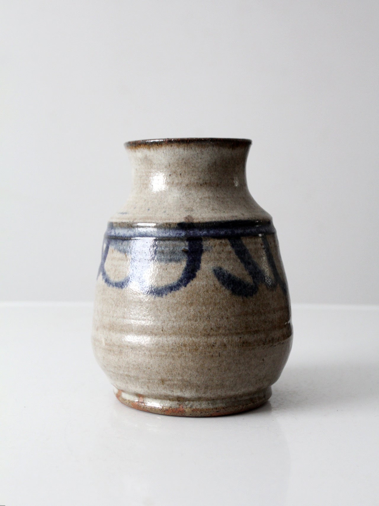 vintage handmade studio pottery vase