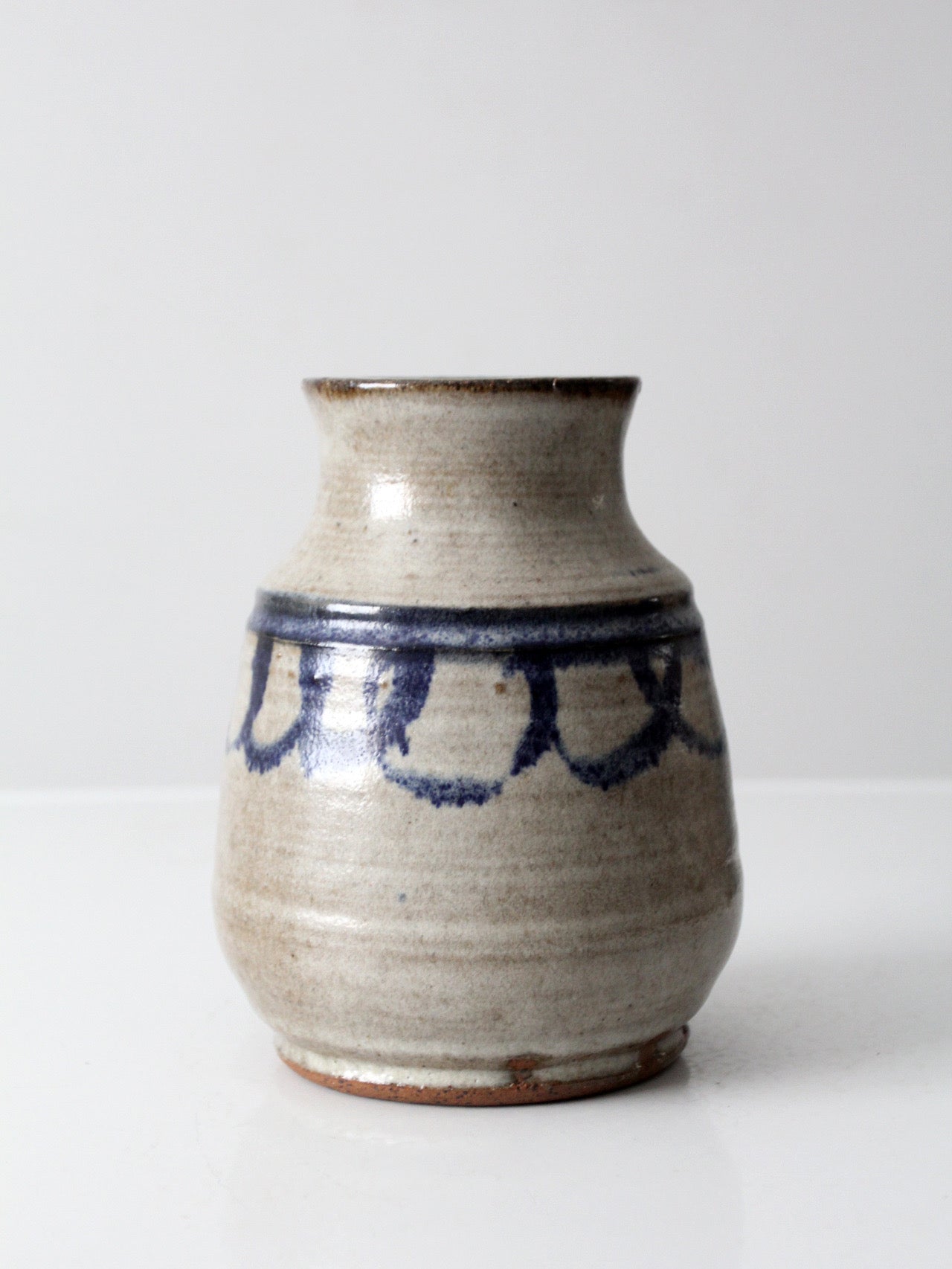 vintage handmade studio pottery vase