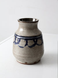 vintage handmade studio pottery vase