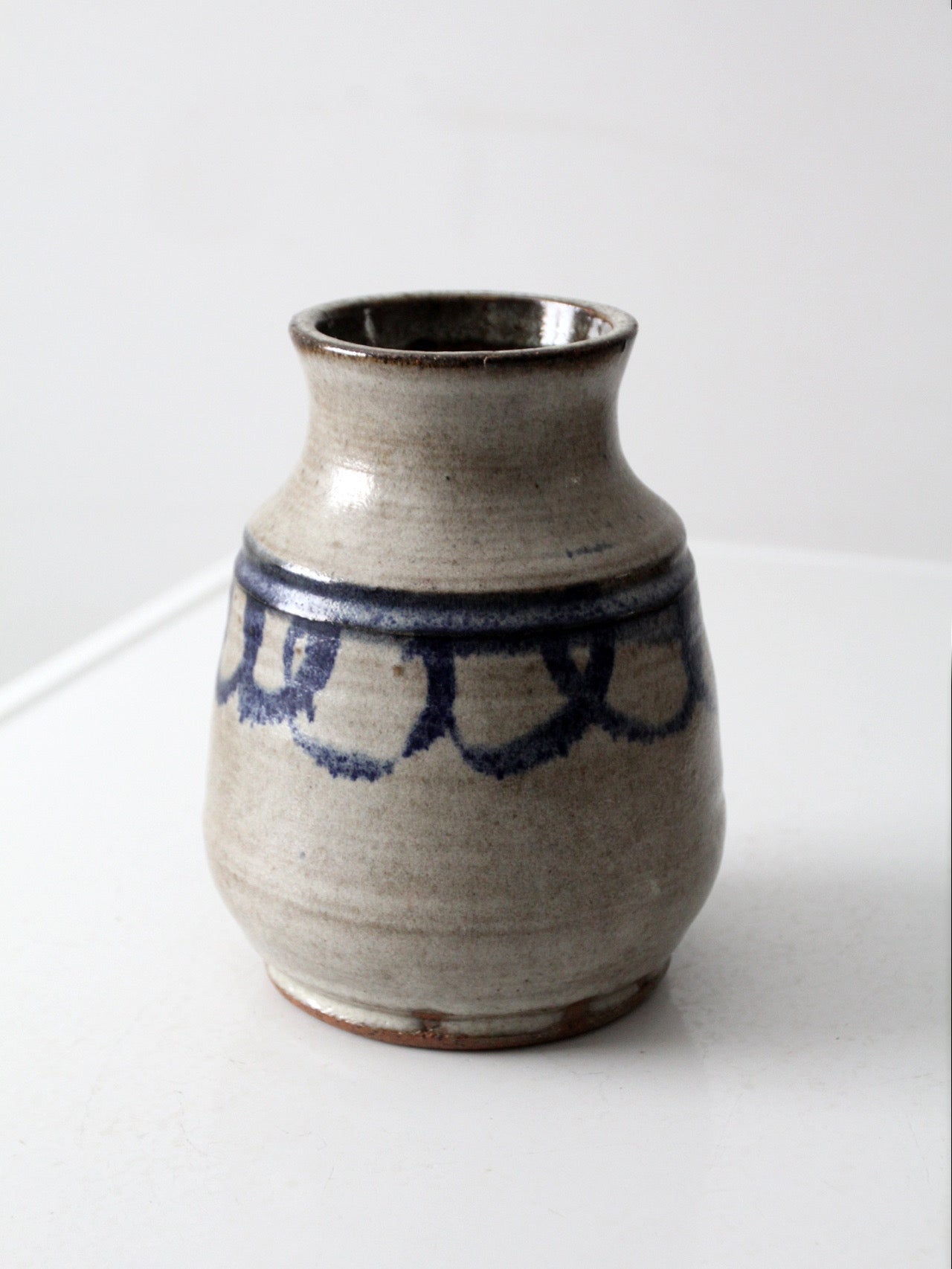 vintage handmade studio pottery vase