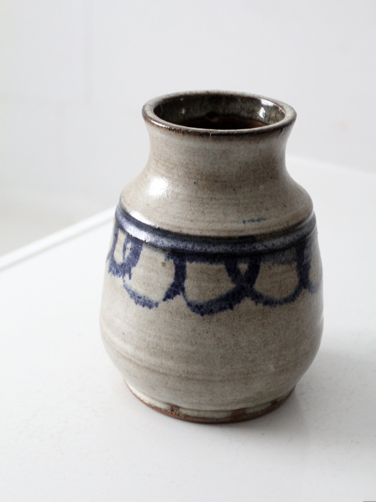 vintage handmade studio pottery vase