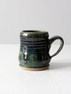 vintage studio pottery mug