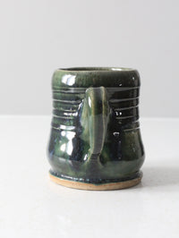 vintage studio pottery mug