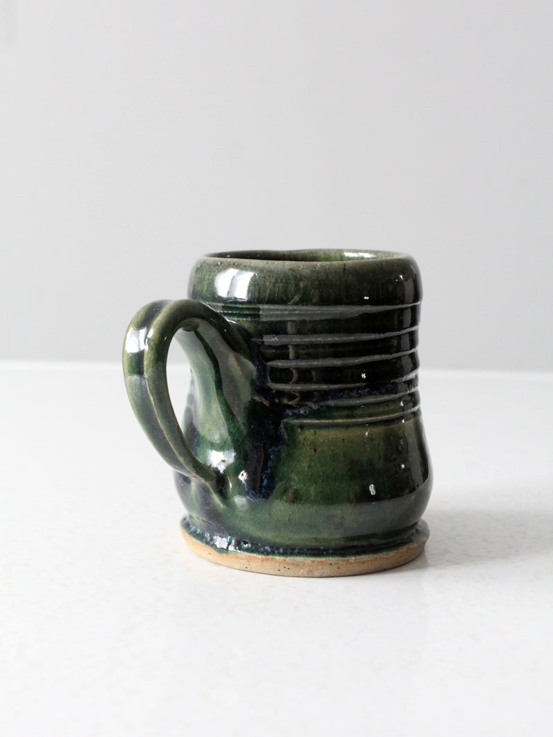 vintage studio pottery mug