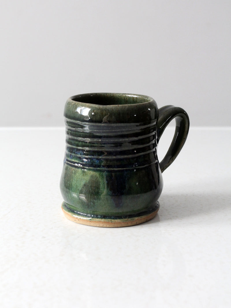 vintage studio pottery mug