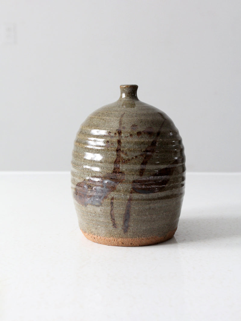 vintage studio pottery vase