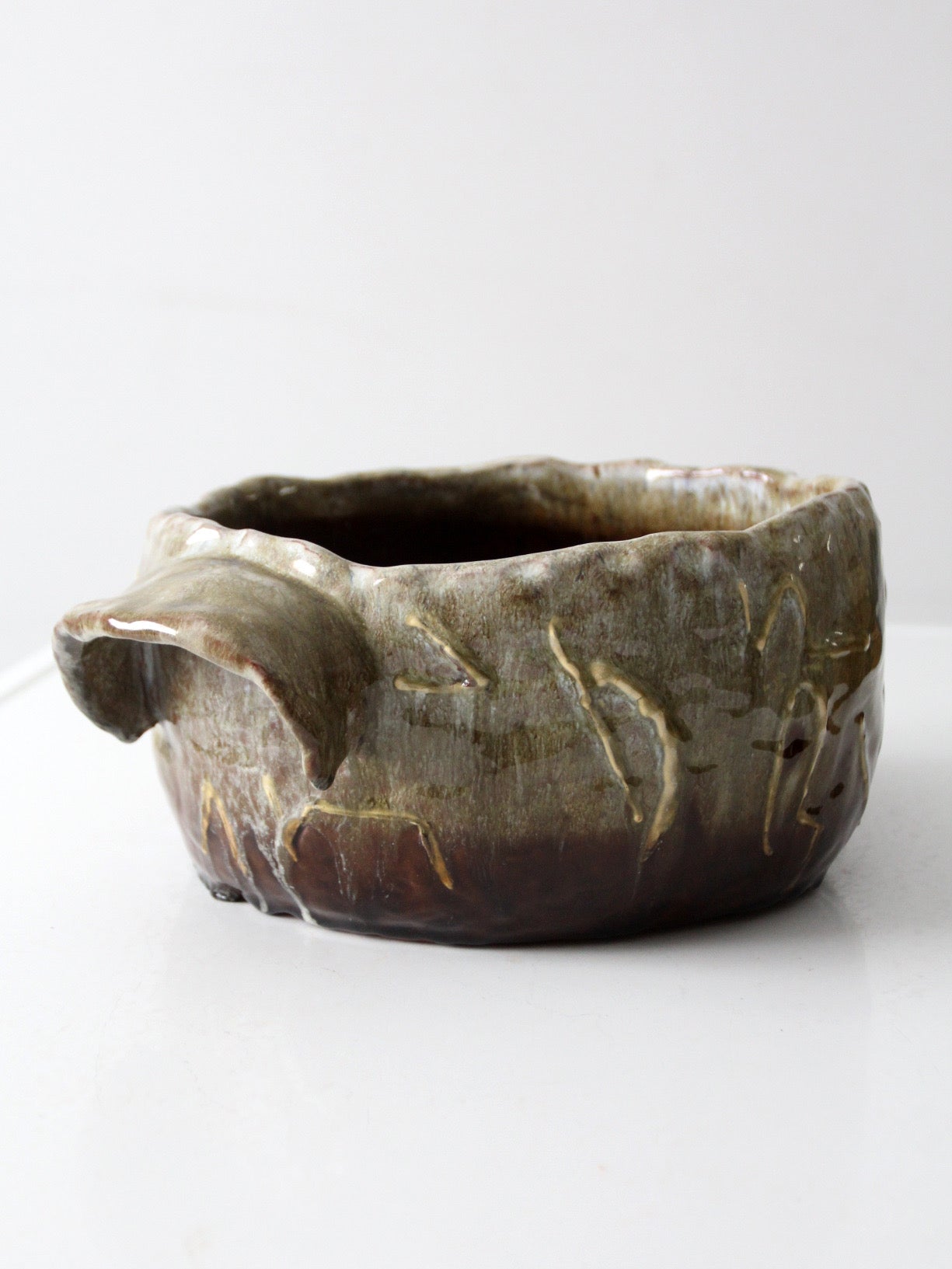 vintage studio pottery bowl