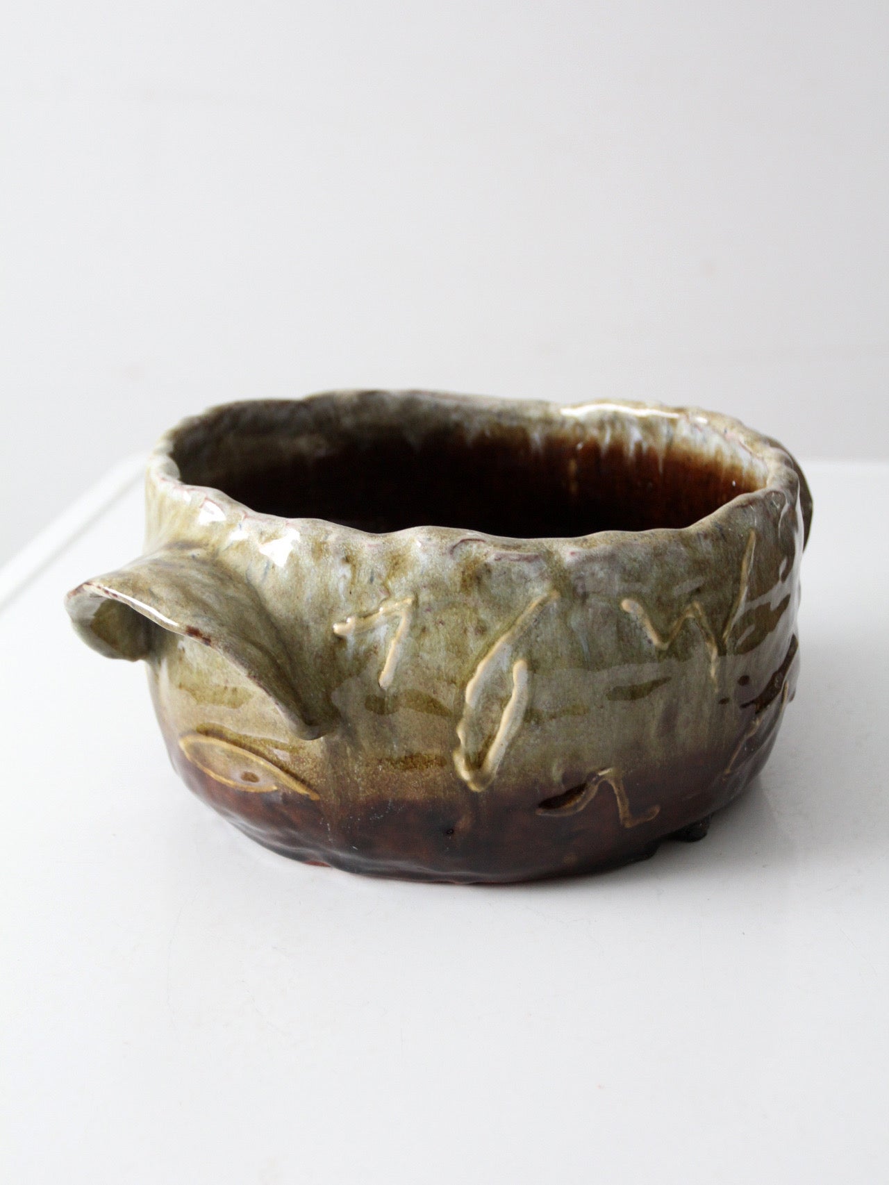 vintage studio pottery bowl