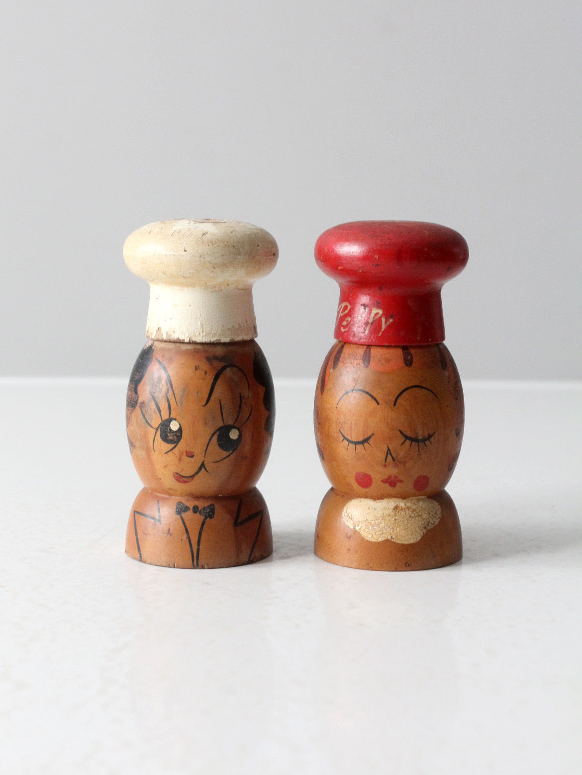 mid-century Japanese salt & pepper shakers pair – 86 Vintage