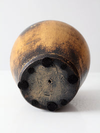 vintage mid century abstract pottery vase