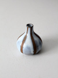 vintage handmade studio pottery vase