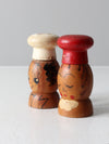 mid-century Japanese salt & pepper shakers pair