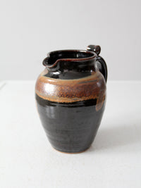 vintage studio pottery pitcher