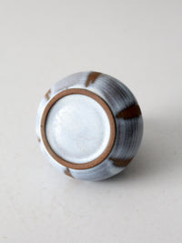 vintage handmade studio pottery vase