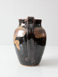 vintage studio pottery pitcher