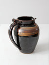 vintage studio pottery pitcher