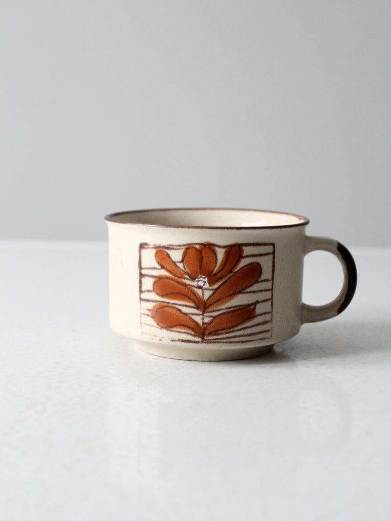 vintage Japanese Otagiri style stoneware mug