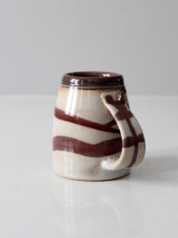 vintage studio pottery mug