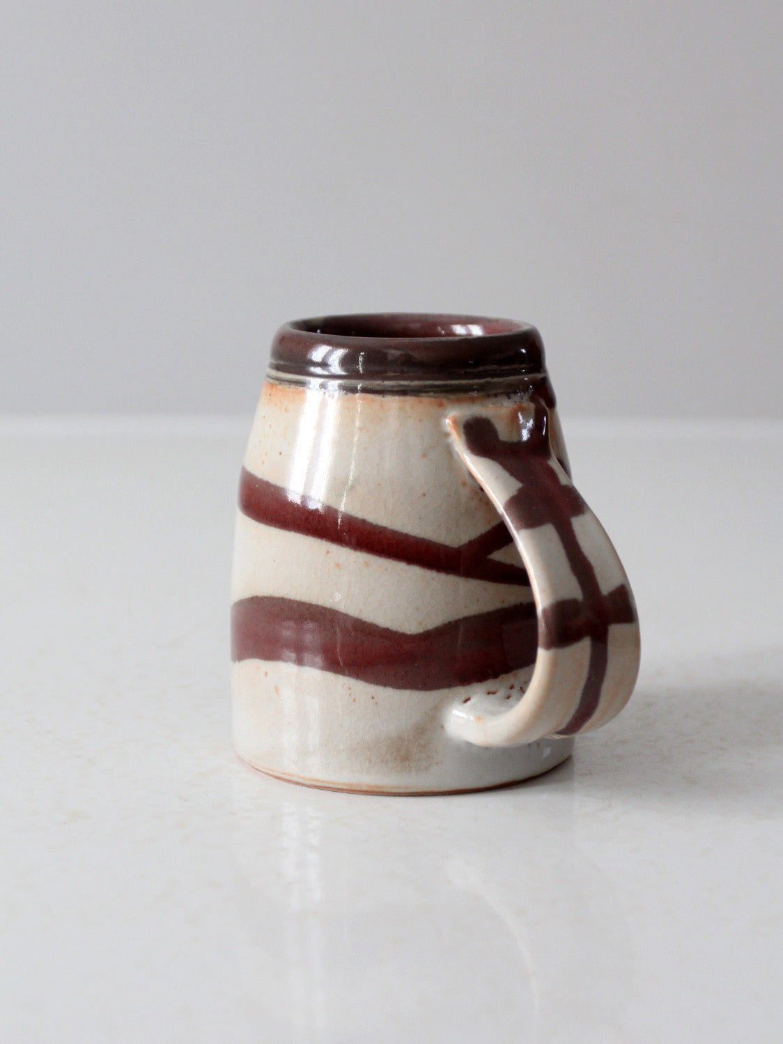vintage studio pottery mug
