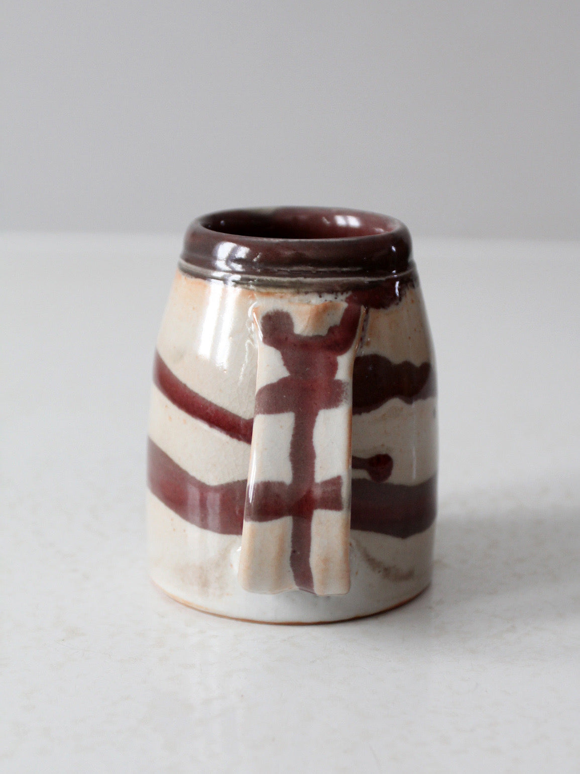 vintage studio pottery mug