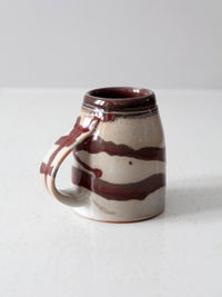 vintage studio pottery mug