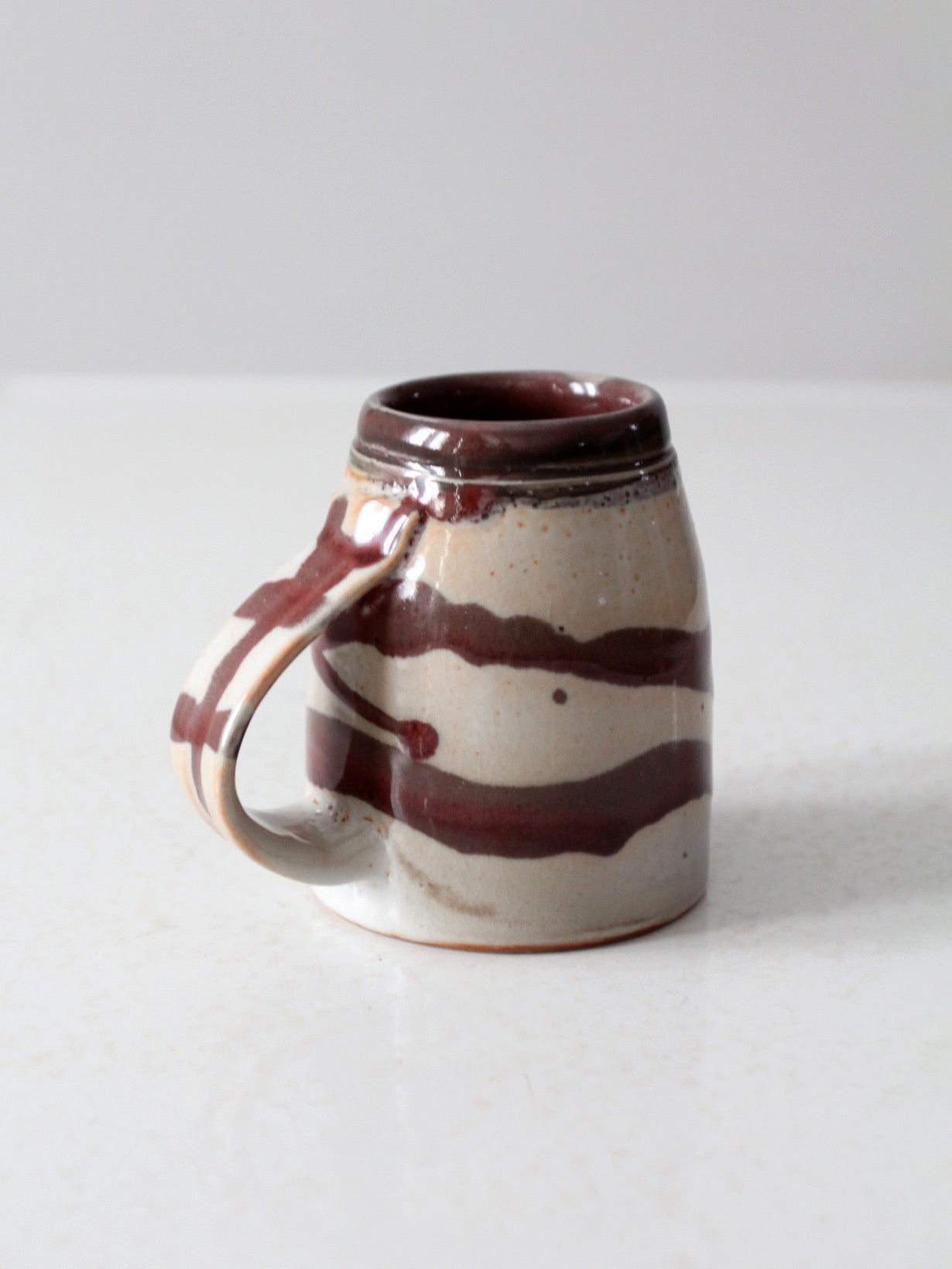 vintage studio pottery mug