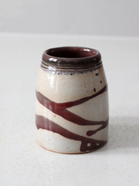 vintage studio pottery mug