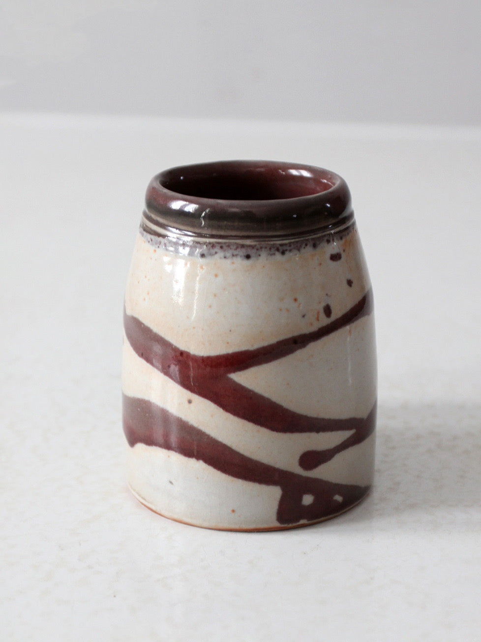 vintage studio pottery mug