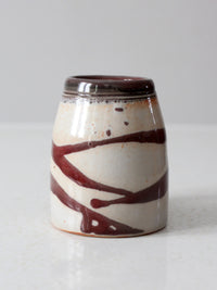 vintage studio pottery mug