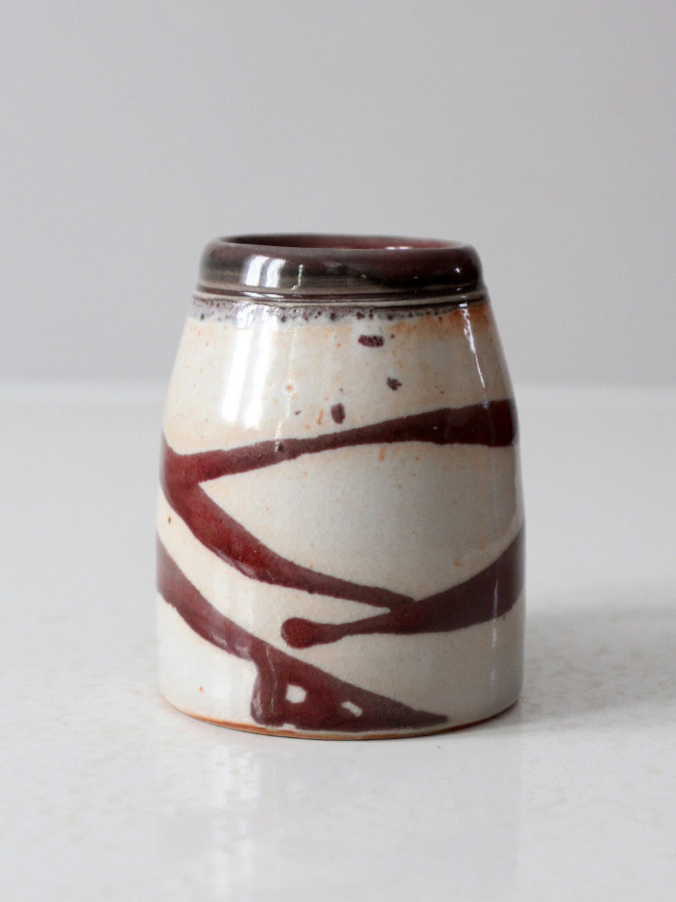 vintage studio pottery mug