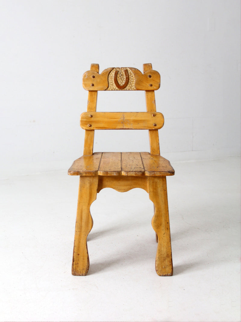 mid century horseshoe ranch chair