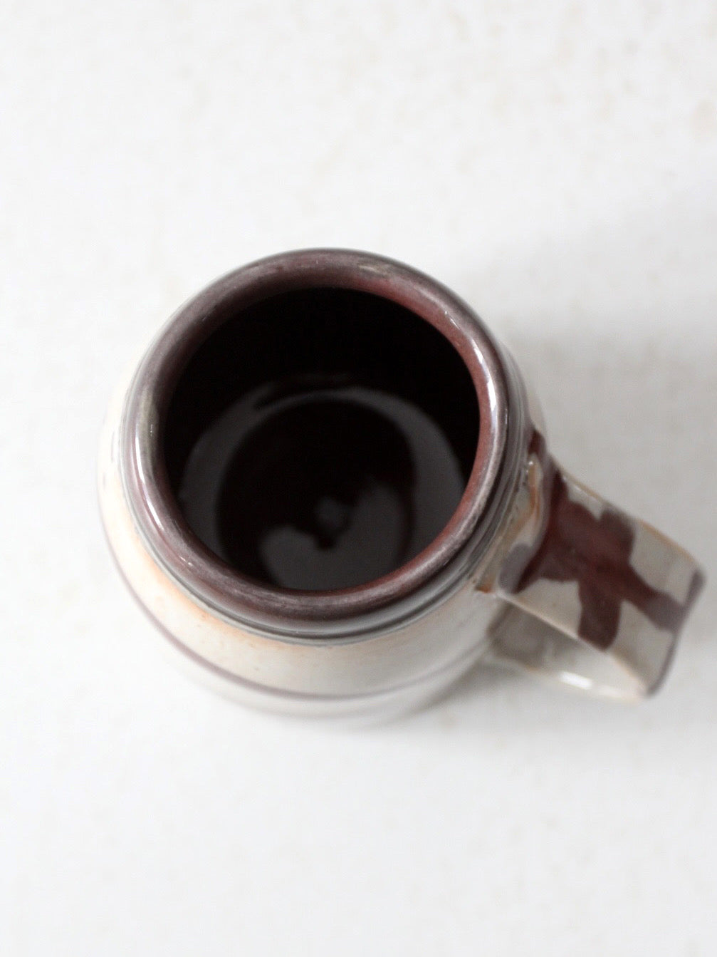 vintage studio pottery mug