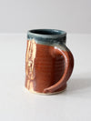 vintage studio pottery mug