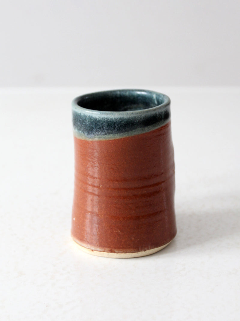 vintage studio pottery mug
