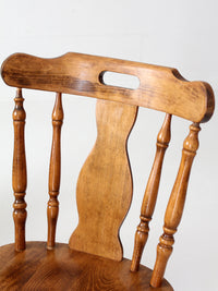 mid-century Colonial Revival spindle back dining chairs | set of 6
