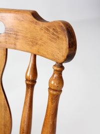 mid-century Colonial Revival spindle back dining chairs | set of 6
