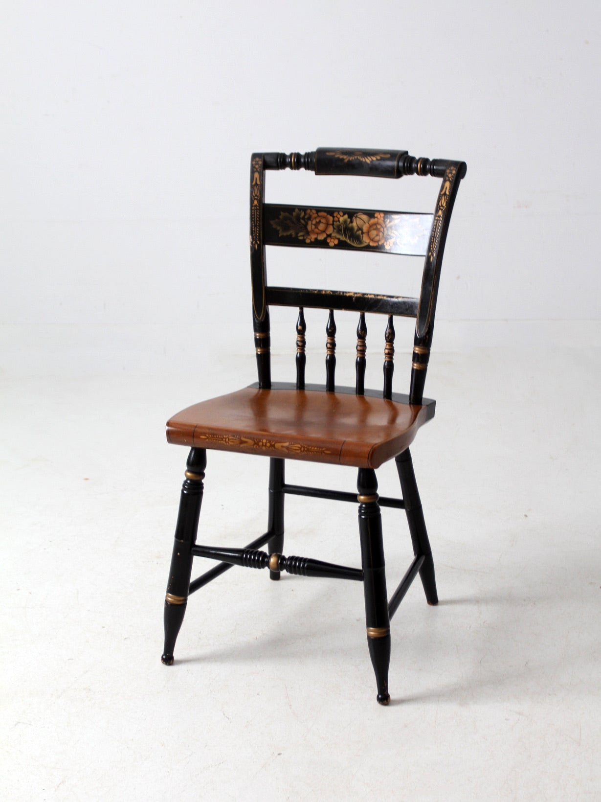 vintage Hitchcock stenciled accent chair