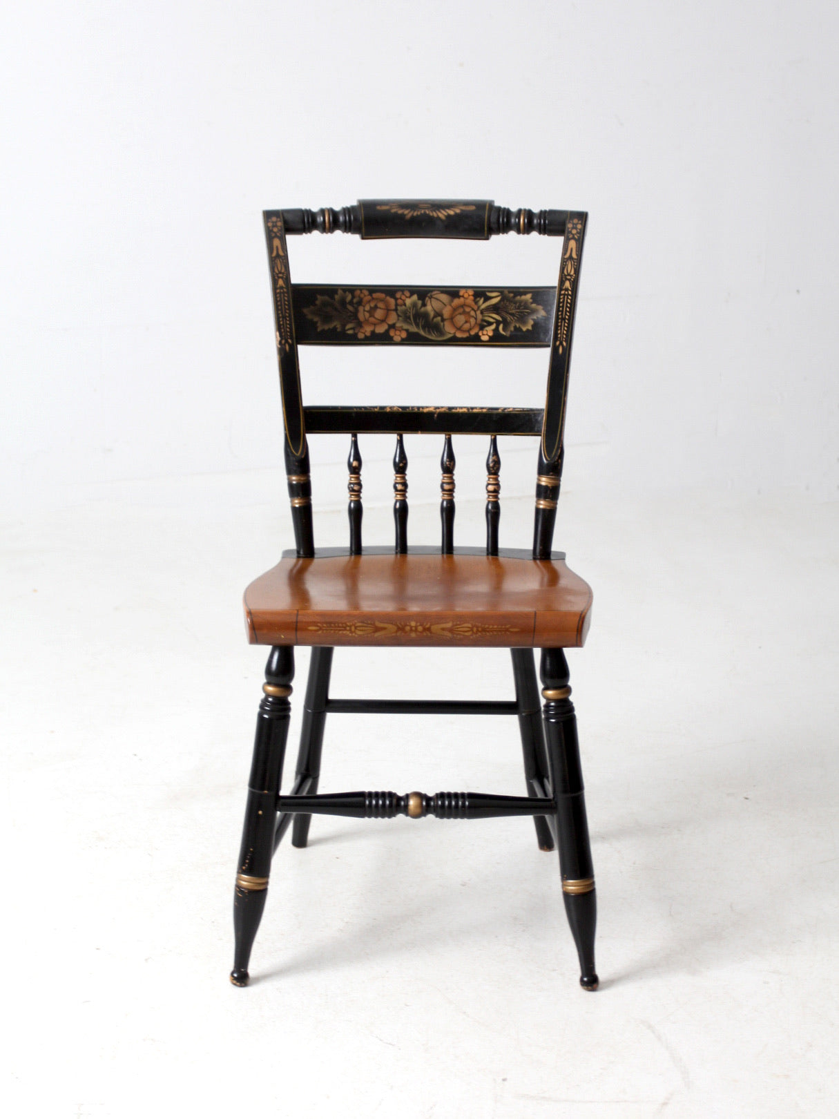 vintage Hitchcock stenciled accent chair