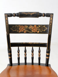 vintage Hitchcock stenciled accent chair
