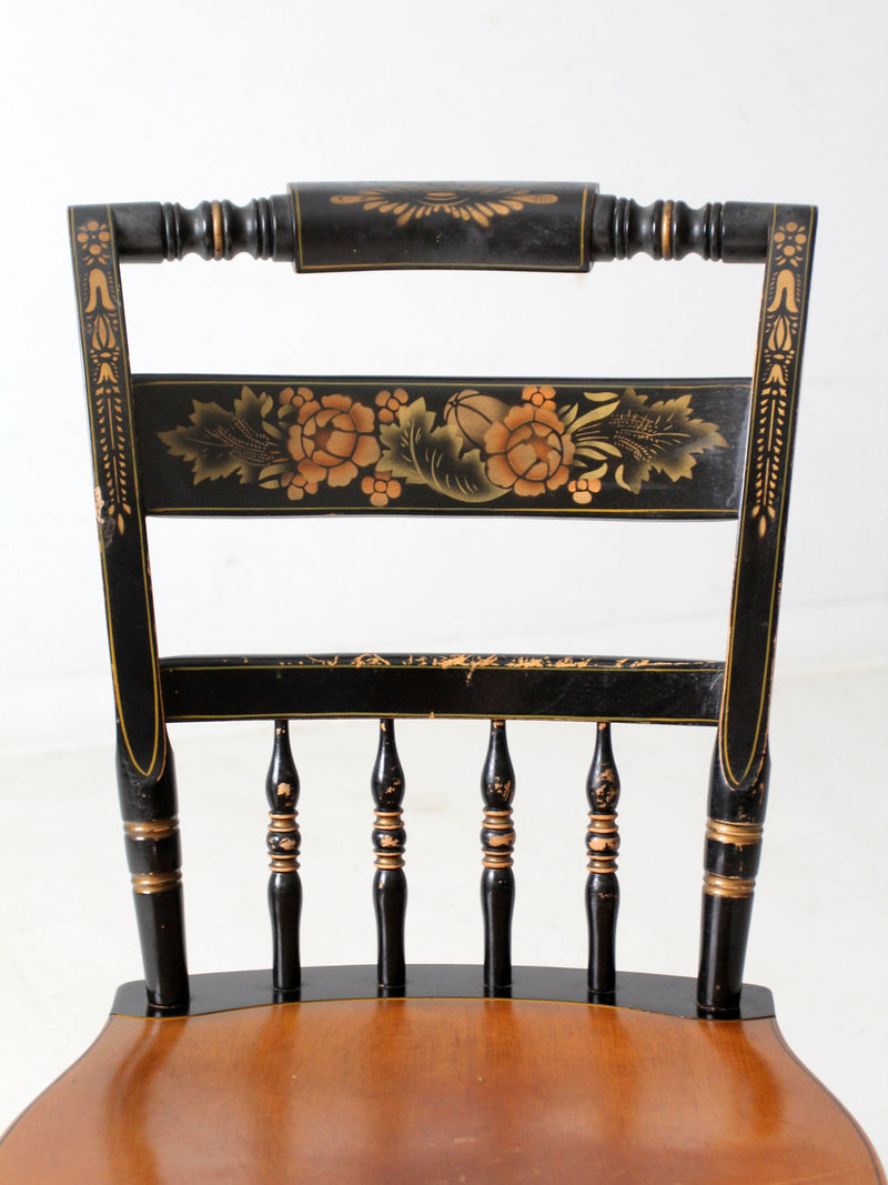 vintage Hitchcock stenciled accent chair