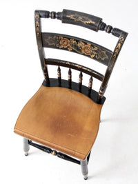 vintage Hitchcock stenciled accent chair