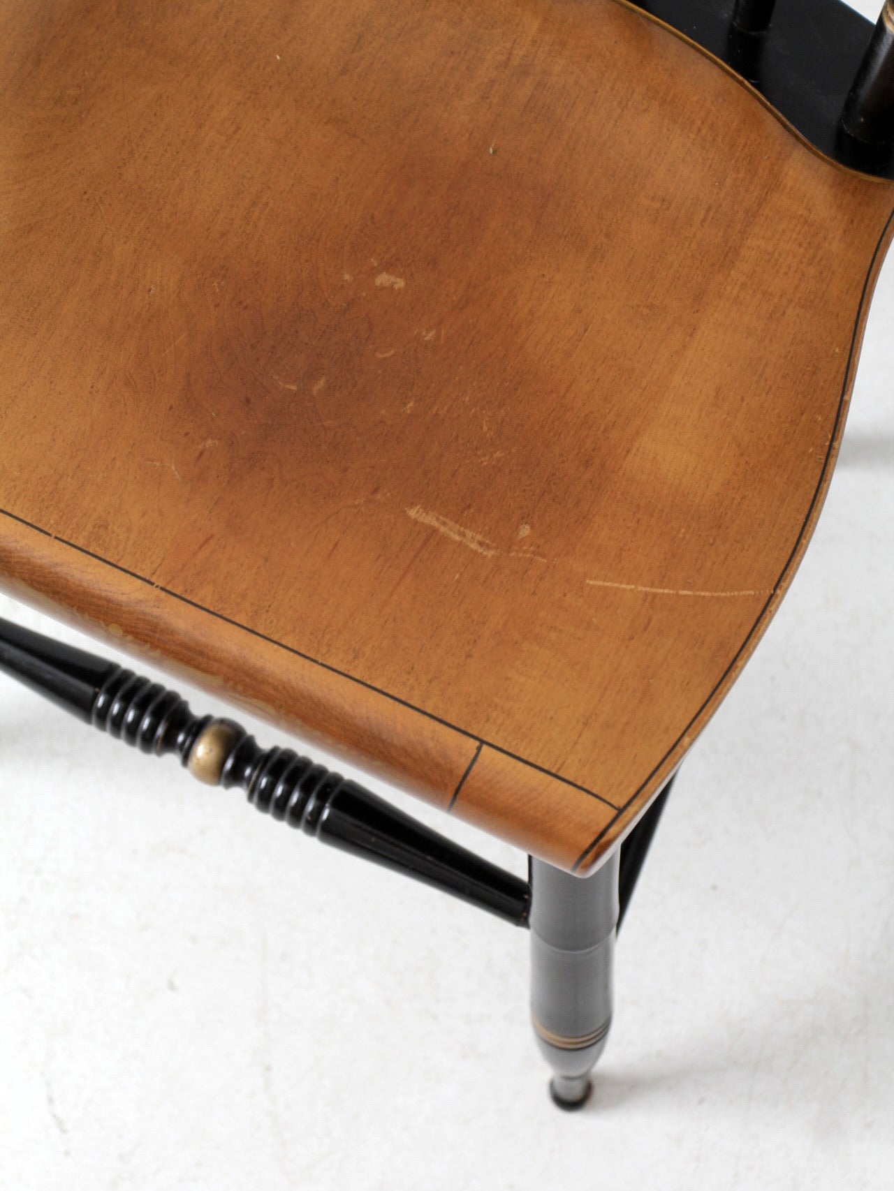 vintage Hitchcock stenciled accent chair