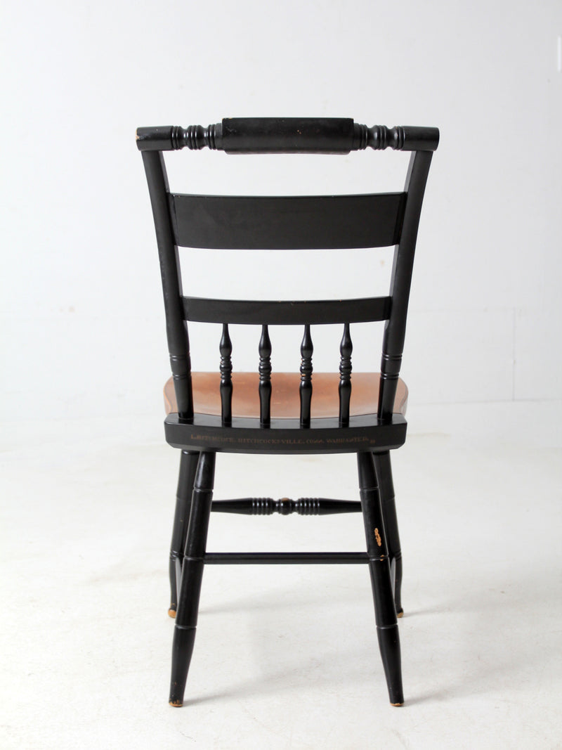 vintage Hitchcock stenciled accent chair