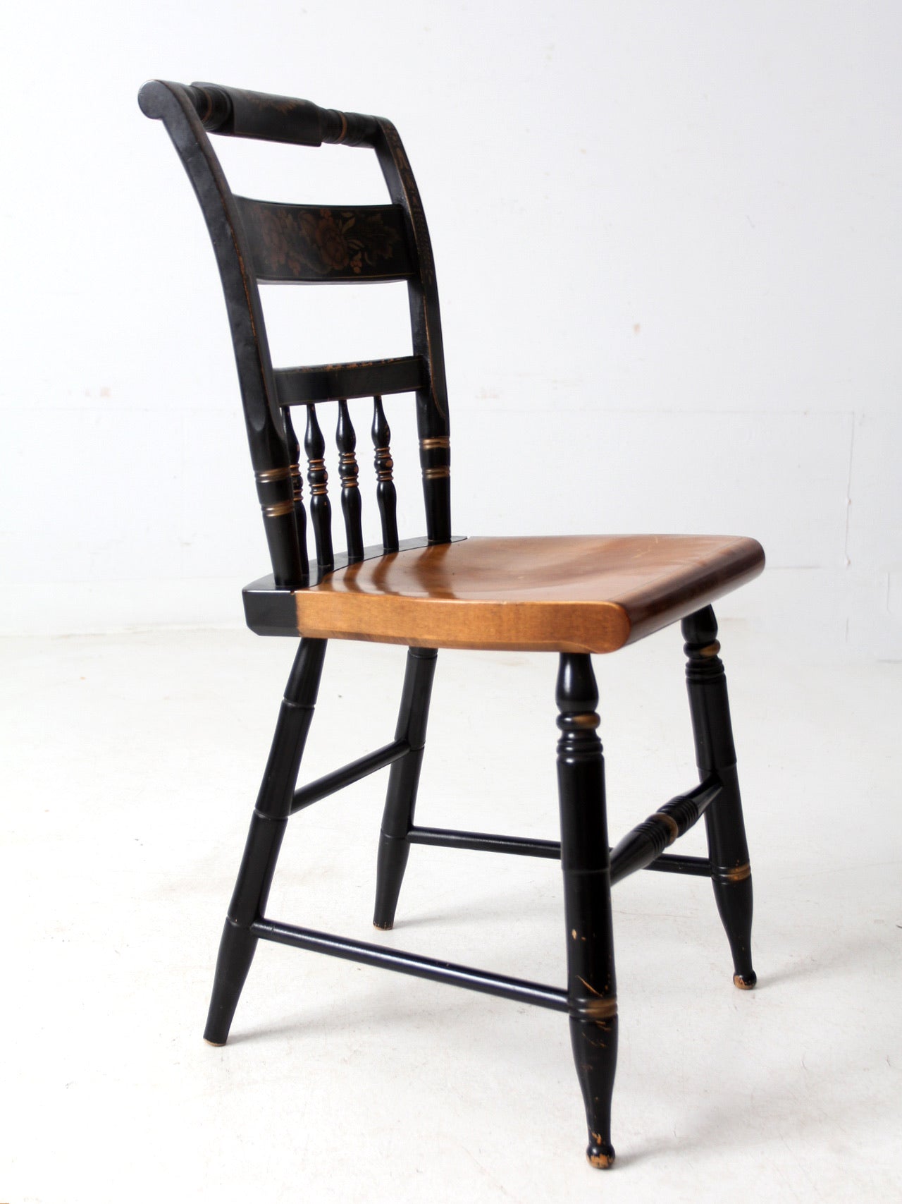 vintage Hitchcock stenciled accent chair
