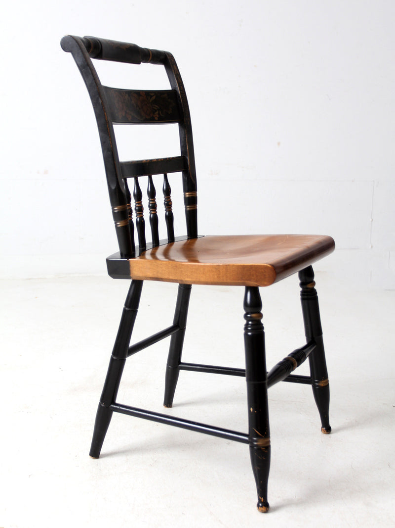 vintage Hitchcock stenciled accent chair